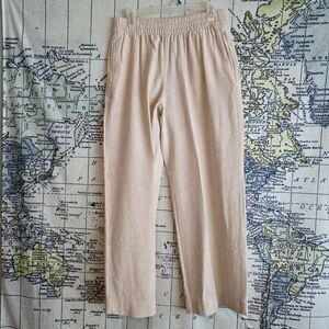 Old Navy Cream Wide Leg Pants